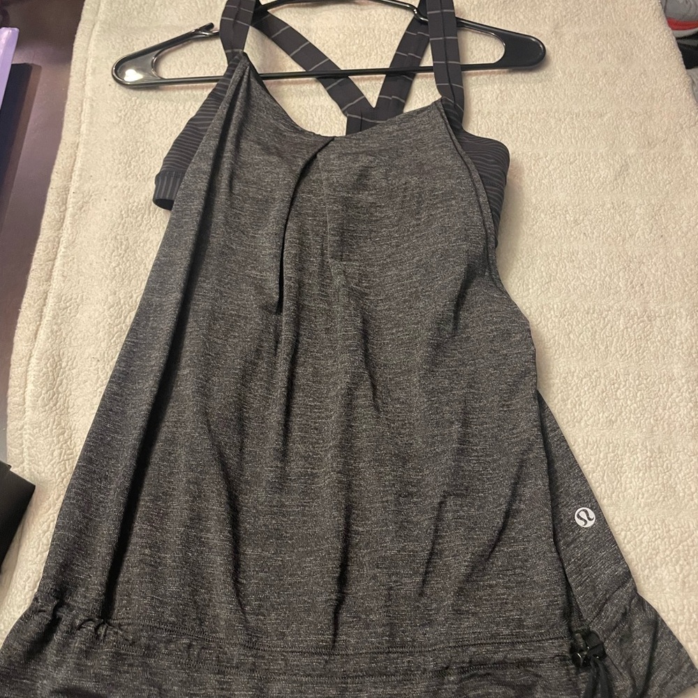 lululemon athletica Charcoal Tank Top